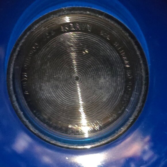 Pyrex 4.0L #326 Nesting Bowl - Clear / Blue - 11 3/4" x 4 3/8" - Picture 6 of 6